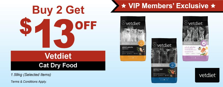 Vetdiet Cat Dry Food Promo
